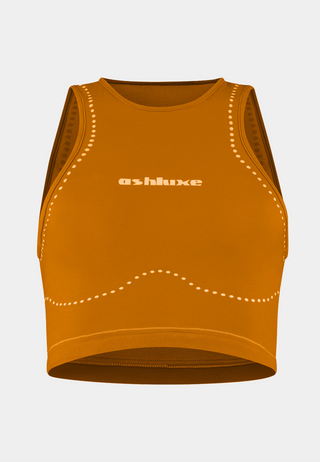 Ashluxe Female Active Top - Orange