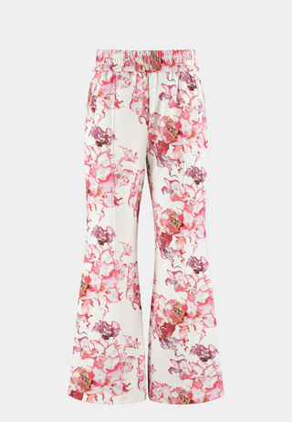 Ashluxe Female Printed Track Pant Pink Flower Aop