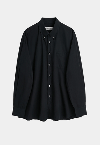 Our Legacy Our Legacy Borrowed Bd Shirt Black Voile