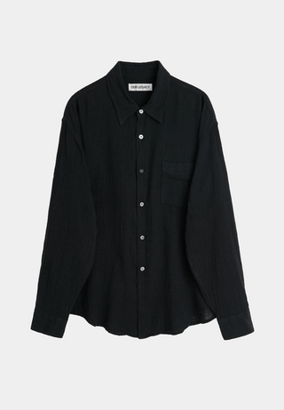 Our Legacy Our Legacy Coco Shirt Washed Black Air Cotton