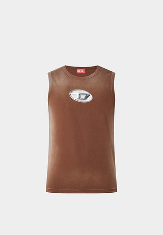 Diesel T-Brico Tank Top Brown
