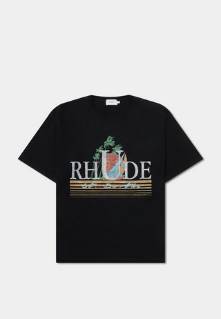 Rhude Tropics Tee Vtg Black