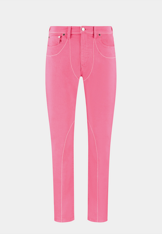 Ashluxe Female 5Pockets Denim Slimfit Pants - Pink