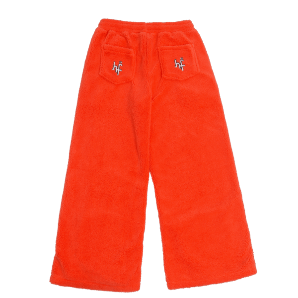 FLEECE HOODIE PANTS - ORANGE