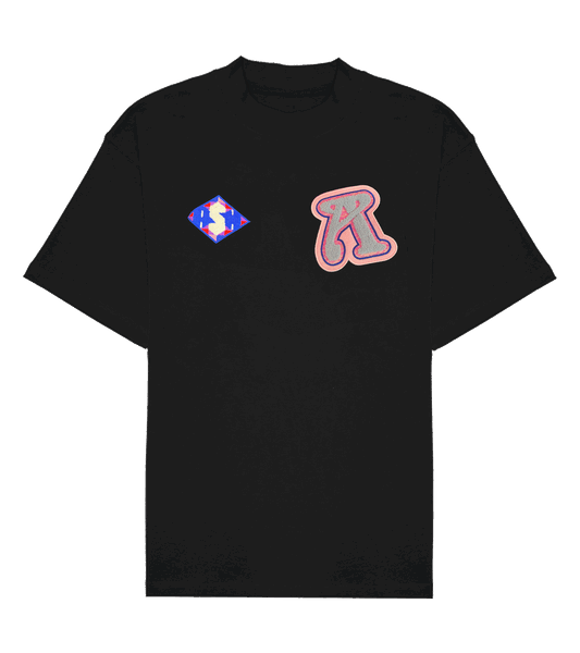 Ashluxe Patch Logo T-shirt Black
