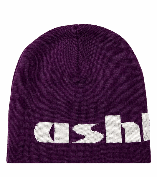 Ash Beanie Cap - Purple