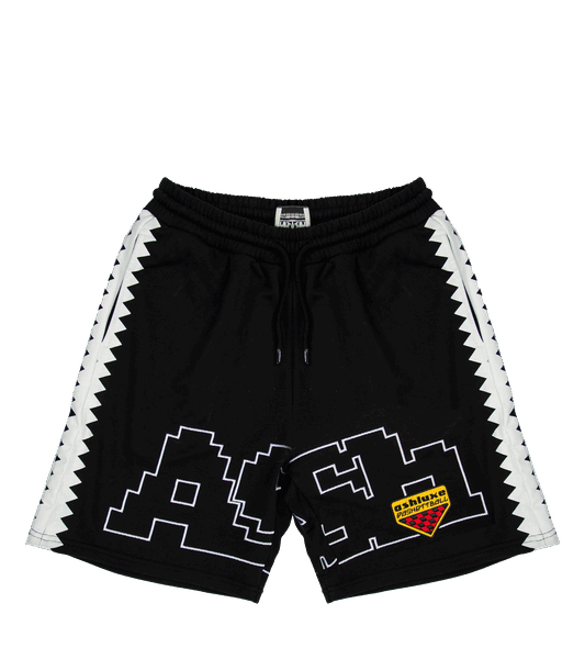 Ashluxe Digital Logo Sweatshort Black