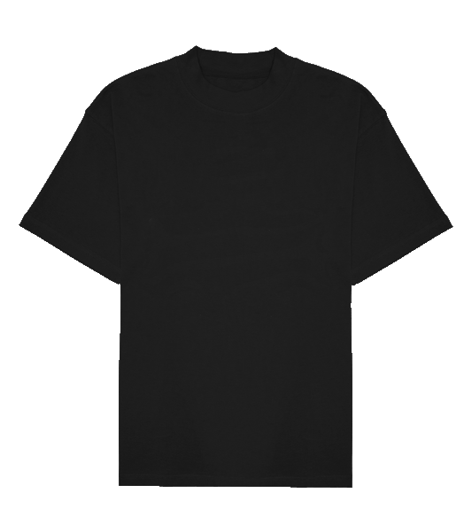 Ashluxe Logo Blank High neck T-shirt Black