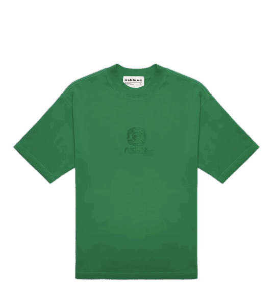Ashluxe Embroidered Emblem T-Shirt Green