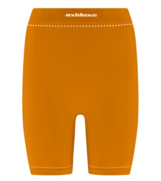 Ashluxe Female Active Biker Shorts Orange