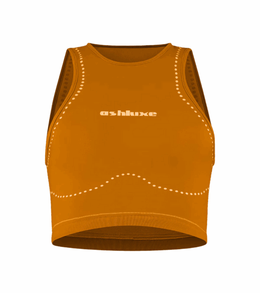 Ashluxe Female Active Top Orange