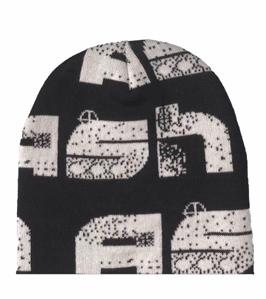 Ashluxe Logo Beanie - White