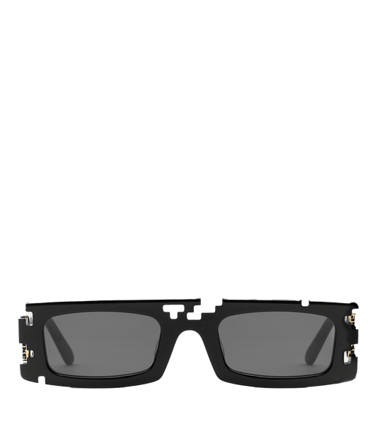 Ashluxe Pixel Cut Sunglasses Black