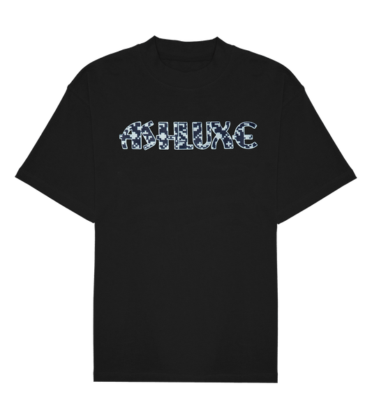 Ashluxe Neo Embroidered Logo Tee Black