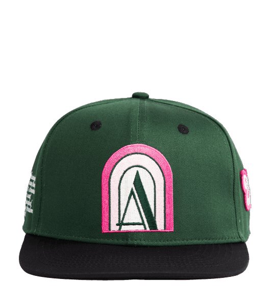 Ashluxe Paradise A Snapback Forest Green