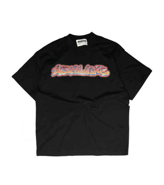 Ashluxe Glow Mockup Tee Black
