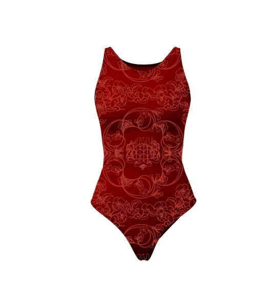 Ashluxe Signature Swimsuit Red