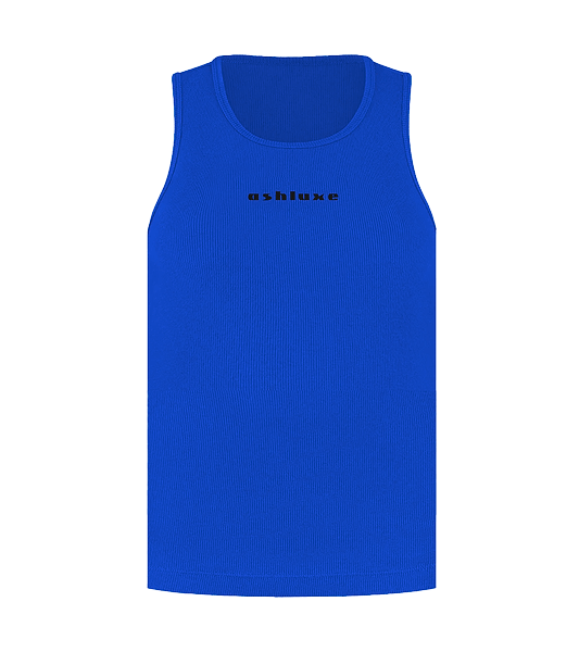 Ashluxe Logo Tank Top Blue