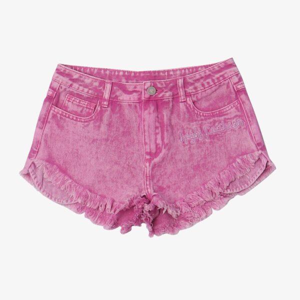 HF RIPPED BUMSHORT PINK
