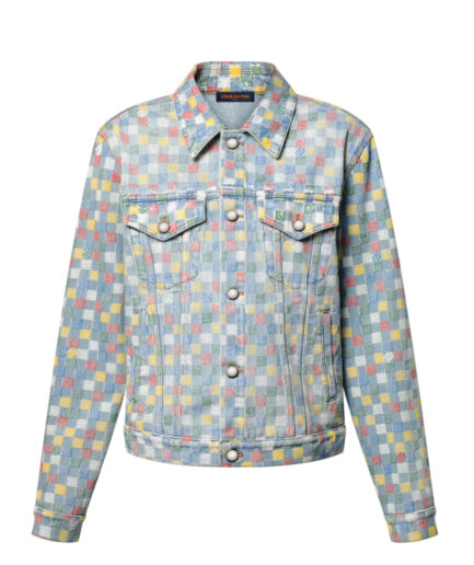 Louis Vuitton Damier Denim Trucker Jacket – Multicoloured