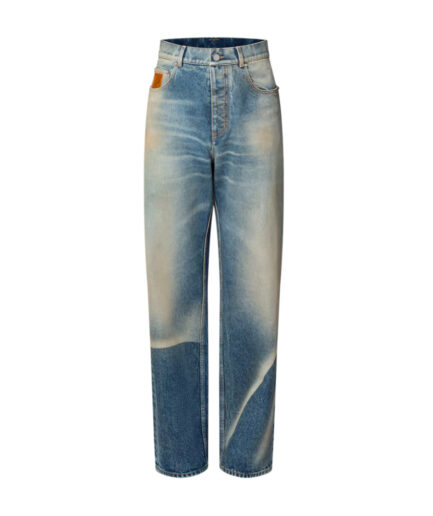 Louis Vuitton Sun-Faded Effect Denim Skate Trousers – Indigo Blue