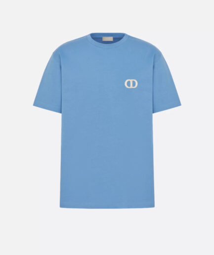 Dior CD Icon Relaxed Fit T-Shirt – blue