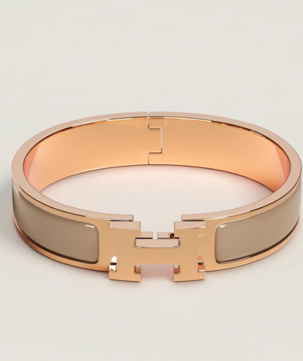 Hermès Clic H Bracelet – marron glacé