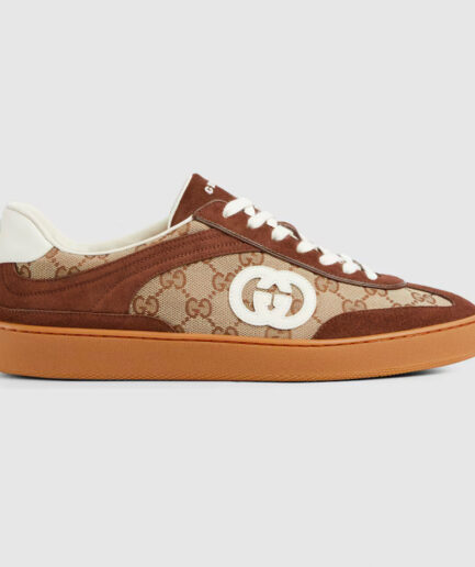 Gucci Interlocking GG Trainers – Dark Brown