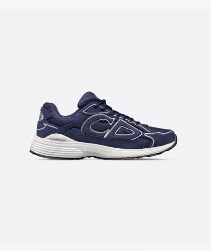 Dior B30 Countdown Sneaker – Navy Blue Suede