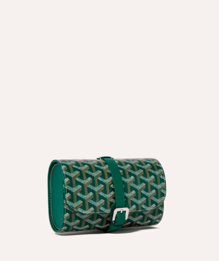 Goyard Double Travel Watch Case – Green