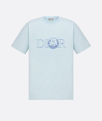 DIOR AND HYLTON NEL Relaxed Fit T-Shirt – blue
