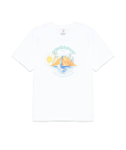 Casablanca Oasis T-shirt – white