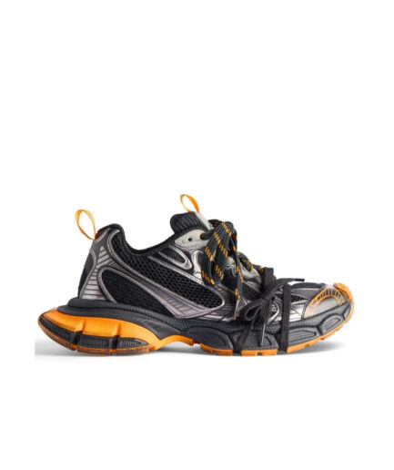 Balenciaga 3XL Panelled Sneakers – black/grey/orange