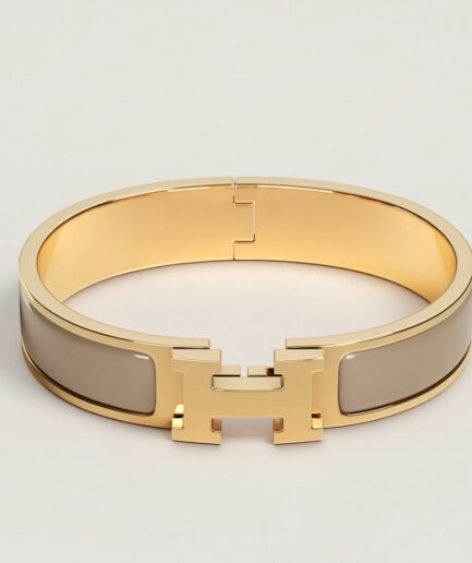 Hermès Clic H Bracelet – marron glacé
