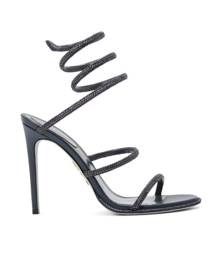 René Caovilla Cleo Black Sandal 105