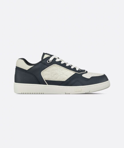 Dior B27 Uptown Low-Top Sneaker – Navy Blue and White