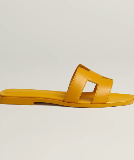 Hermès Oran Sandal – jaune topaze