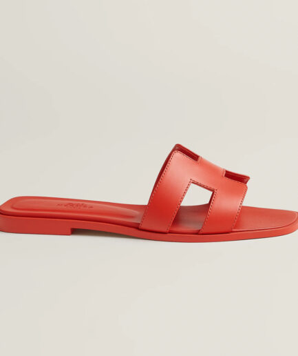 Hermès Oran Sandal – orange capucine