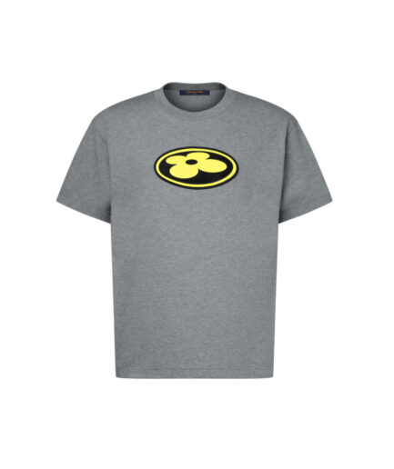 Louis Vuitton Flower Graphic Patch T-Shirt – grey