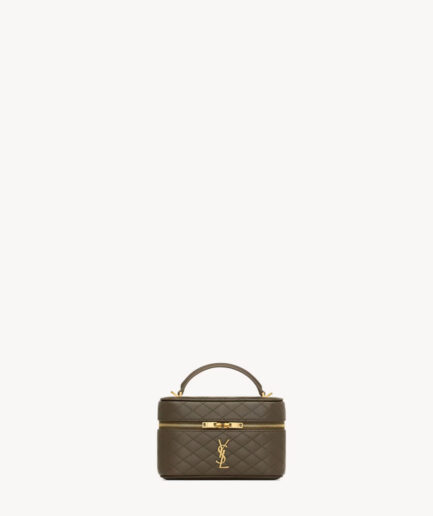 Saint Laurent Gaby Vanity Bag in Lambskin – Light Musk