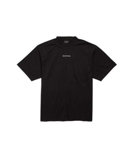 Balenciaga Back T-shirt Medium Fit in Black