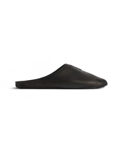 Balenciaga Château Flat Mule in Black