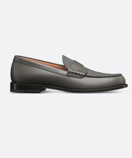 Dior Granville Loafer – Gray Smooth Calfskin