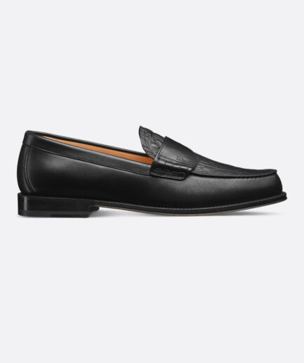 Dior Granville Loafer – Black Smooth Calfskin
