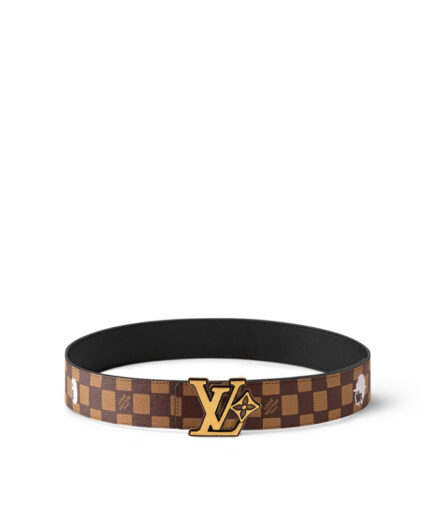 Louis Vuitton Flower Damier Phriendship 40MM Reversible Belt – brown/black