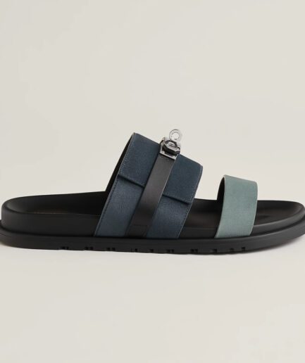 Hermès Jackson Sandal – multicolore bleu tonnerre
