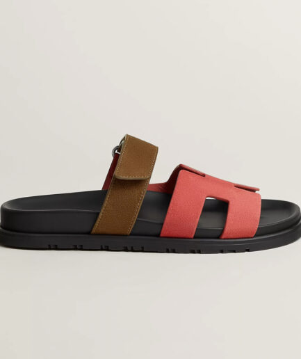 Hermès Chypre Sandal – rouge tomette / terre ambrée