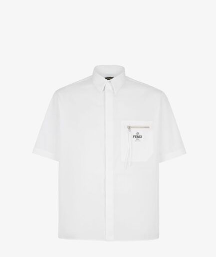 Fendi White Cotton Shirt