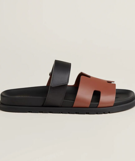 Hermès Chypre Sandal – rouge sépia / noir
