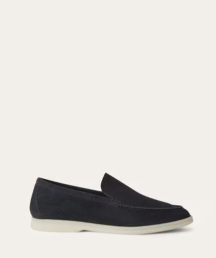 Loro Piana Summer Walk Loafer Suede – Classic Blue